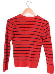 Tommy Hilfiger Red Striped Sweater