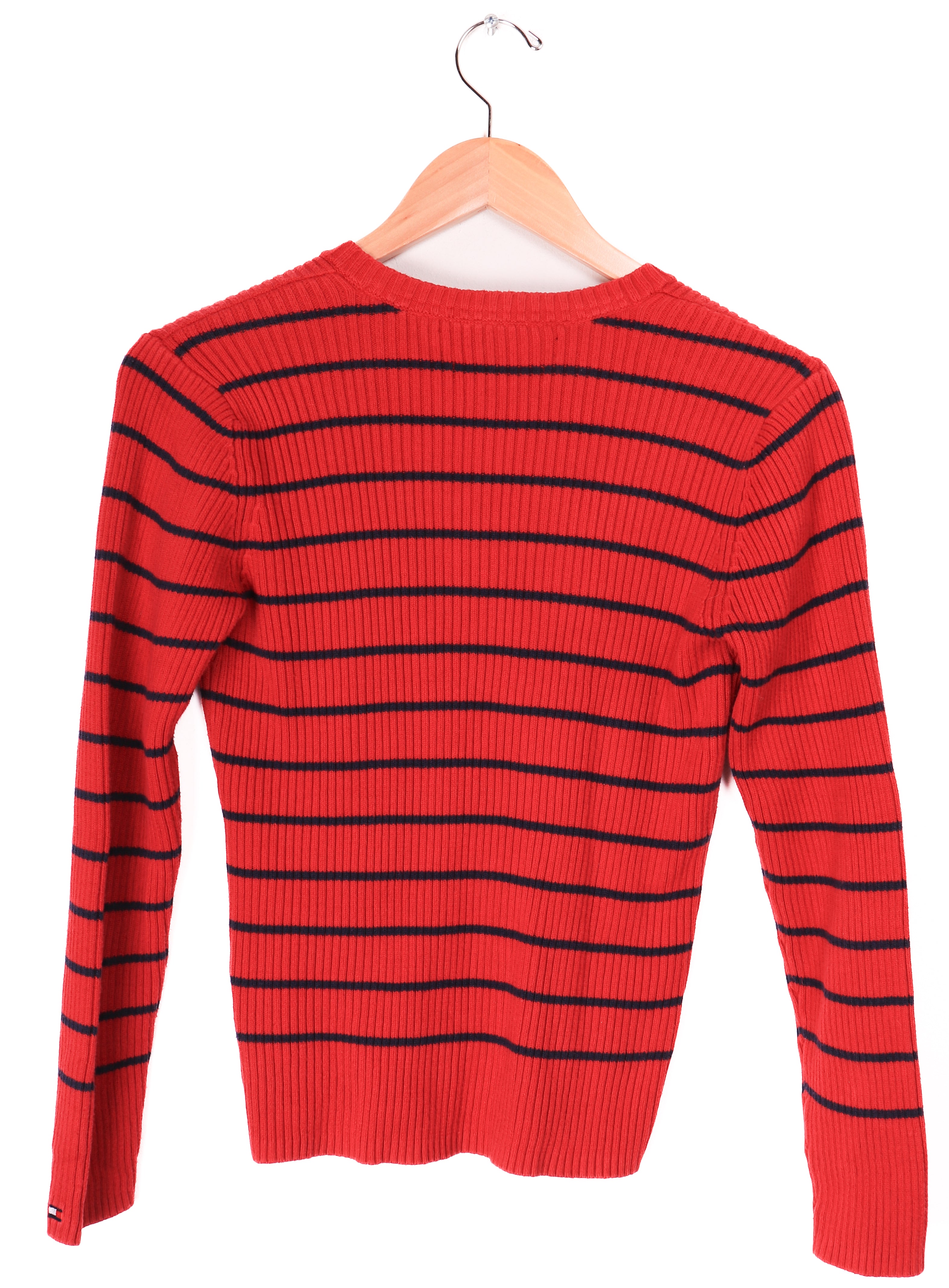 Tommy Hilfiger Red Striped Sweater