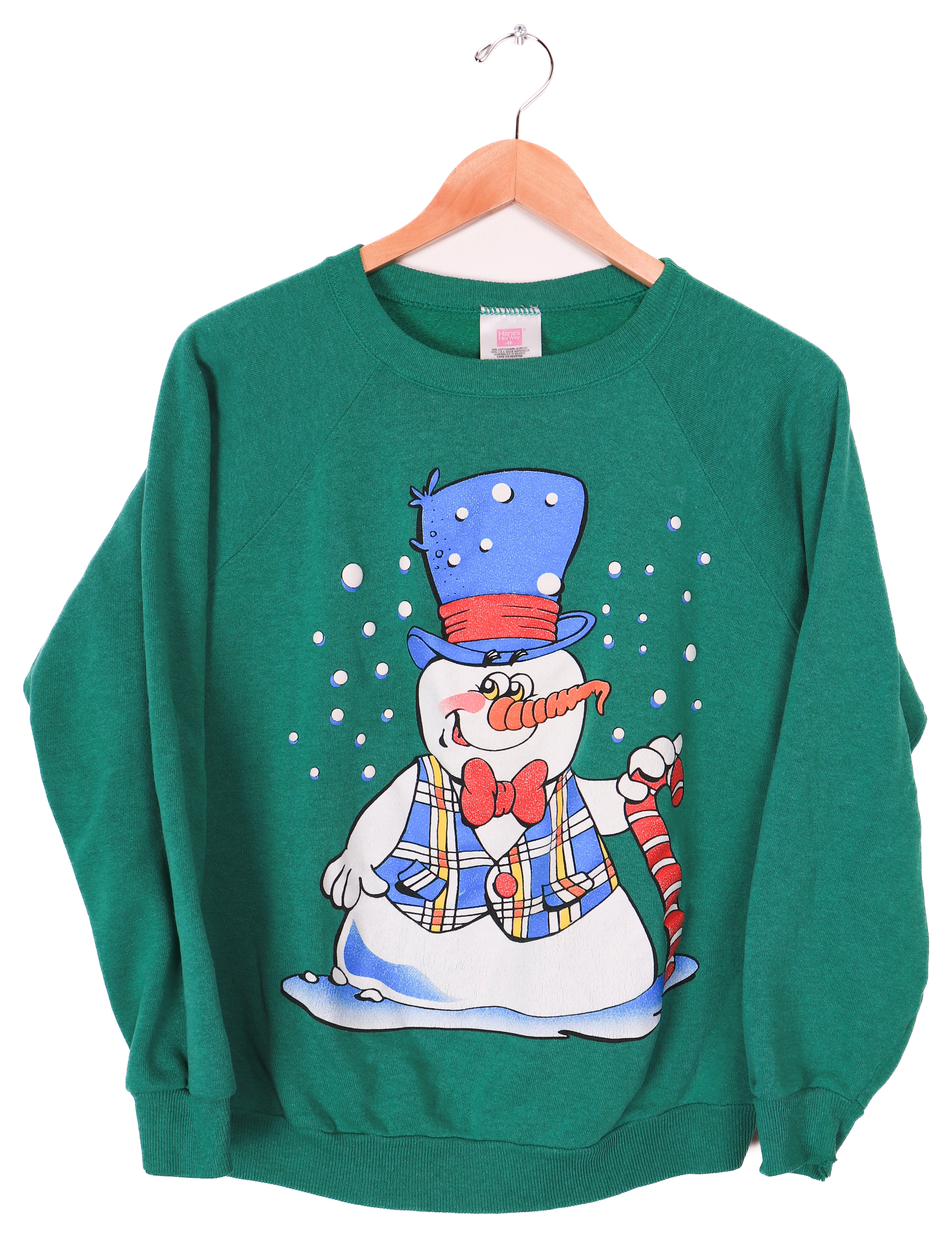 Vintage Early 90s Winter Snowman Crewneck Sweater