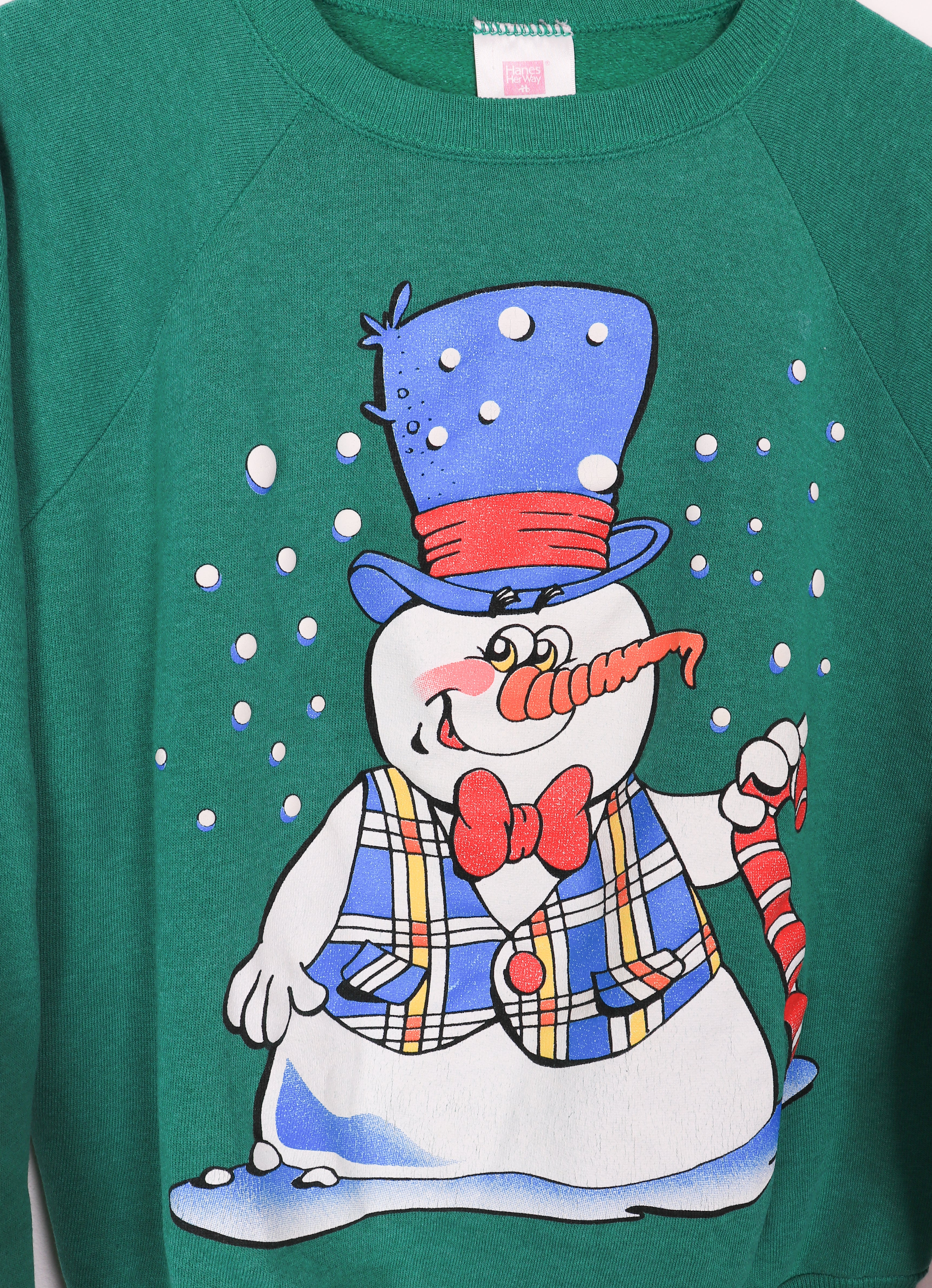 Vintage Early 90s Winter Snowman Crewneck Sweater