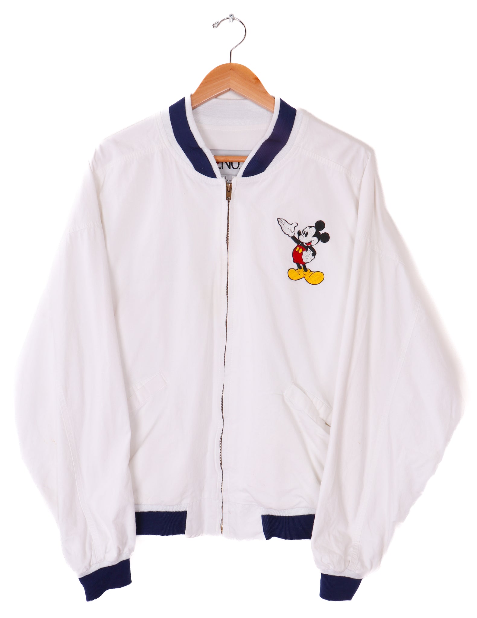 90s Genius Mickey and Minnie Mouse Bomber Jacket