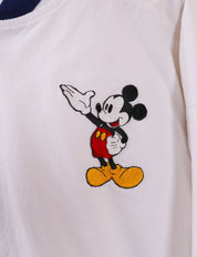 90s Genius Mickey and Minnie Mouse Bomber Jacket