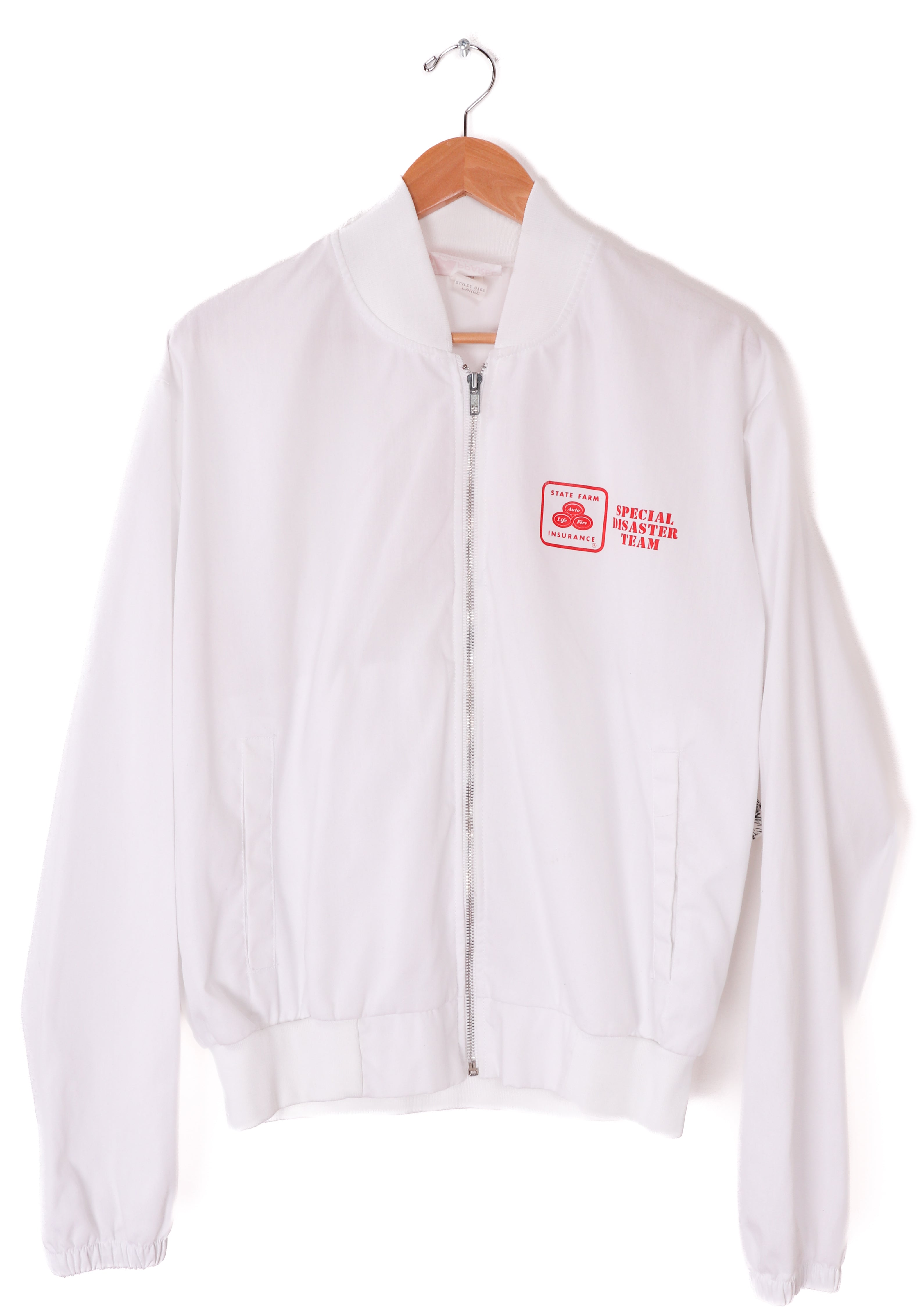 70s-80s State Farm Insurance "Special Disaster Team" Bomber Jacket