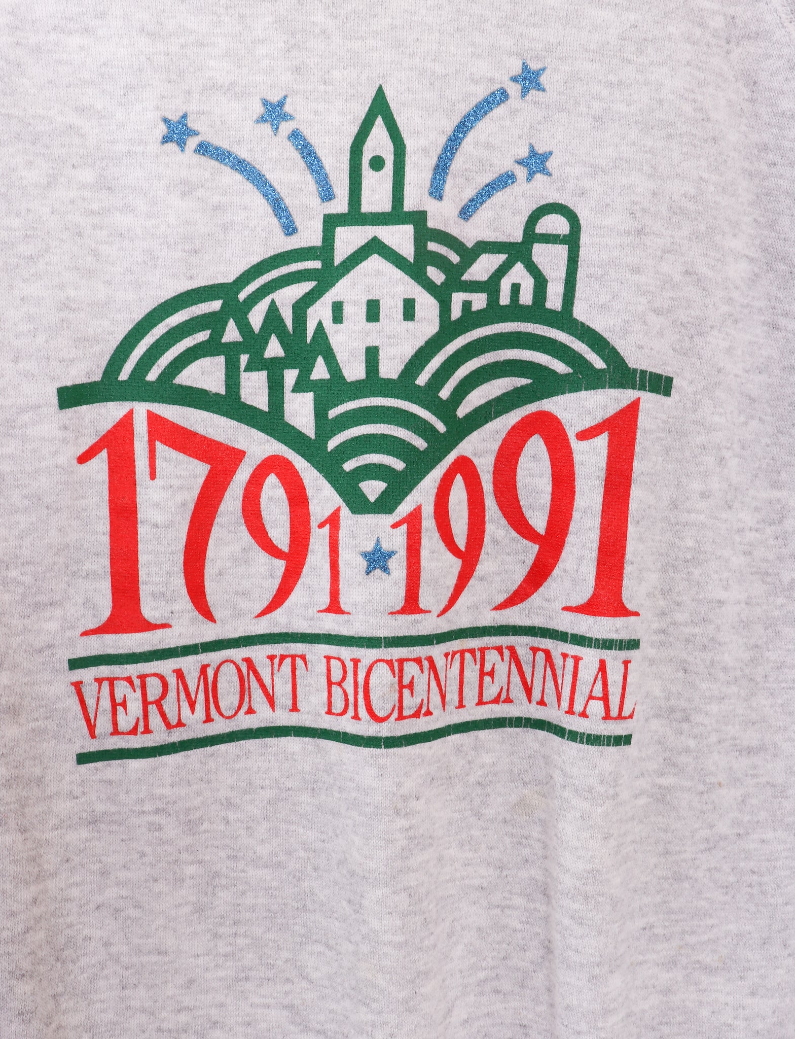 1991 Tultex Vermont Bicentennial Crewneck