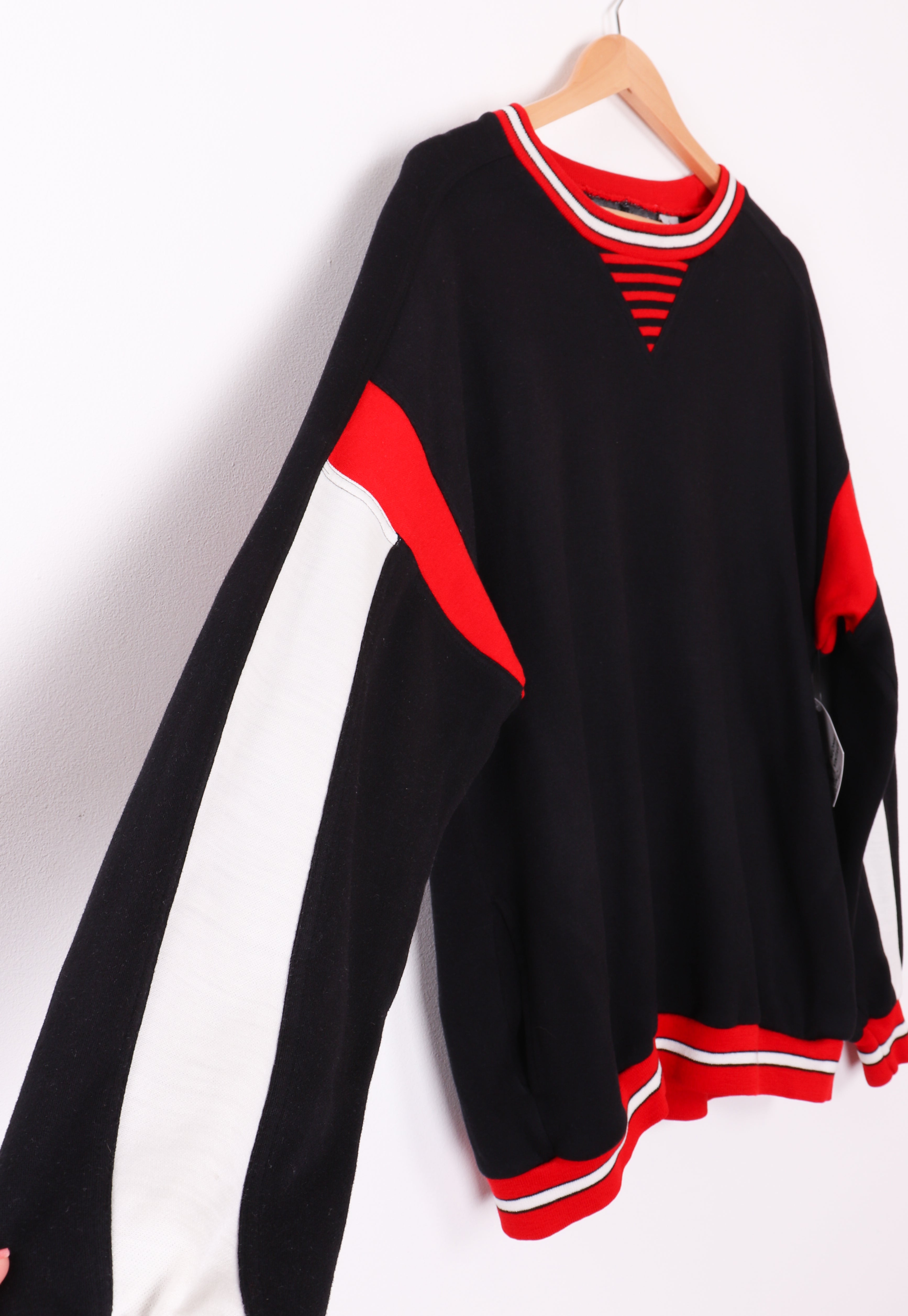 90s Main Event Red and Black Crewneck