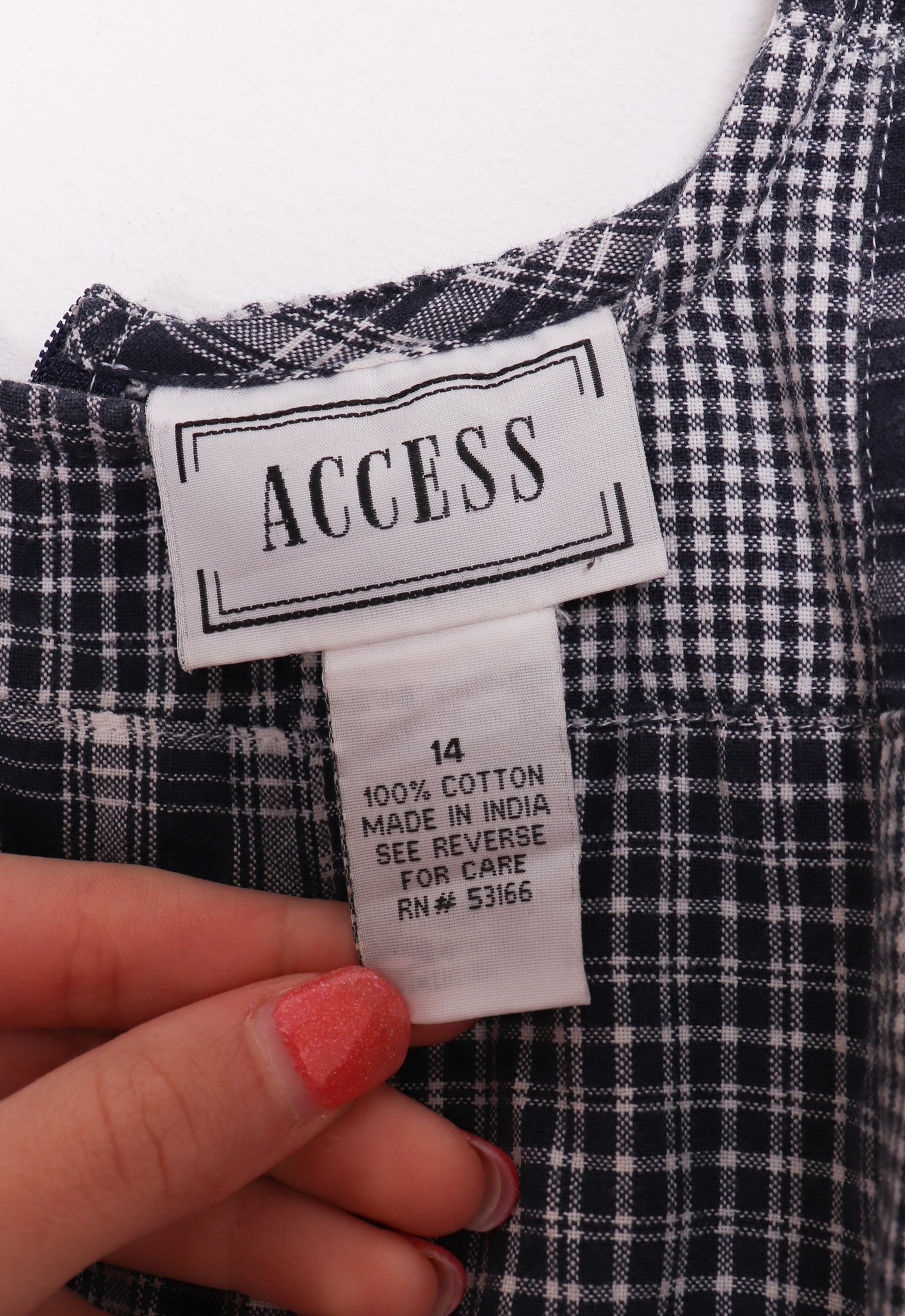90s-Y2K Access Plaid Mini Dress