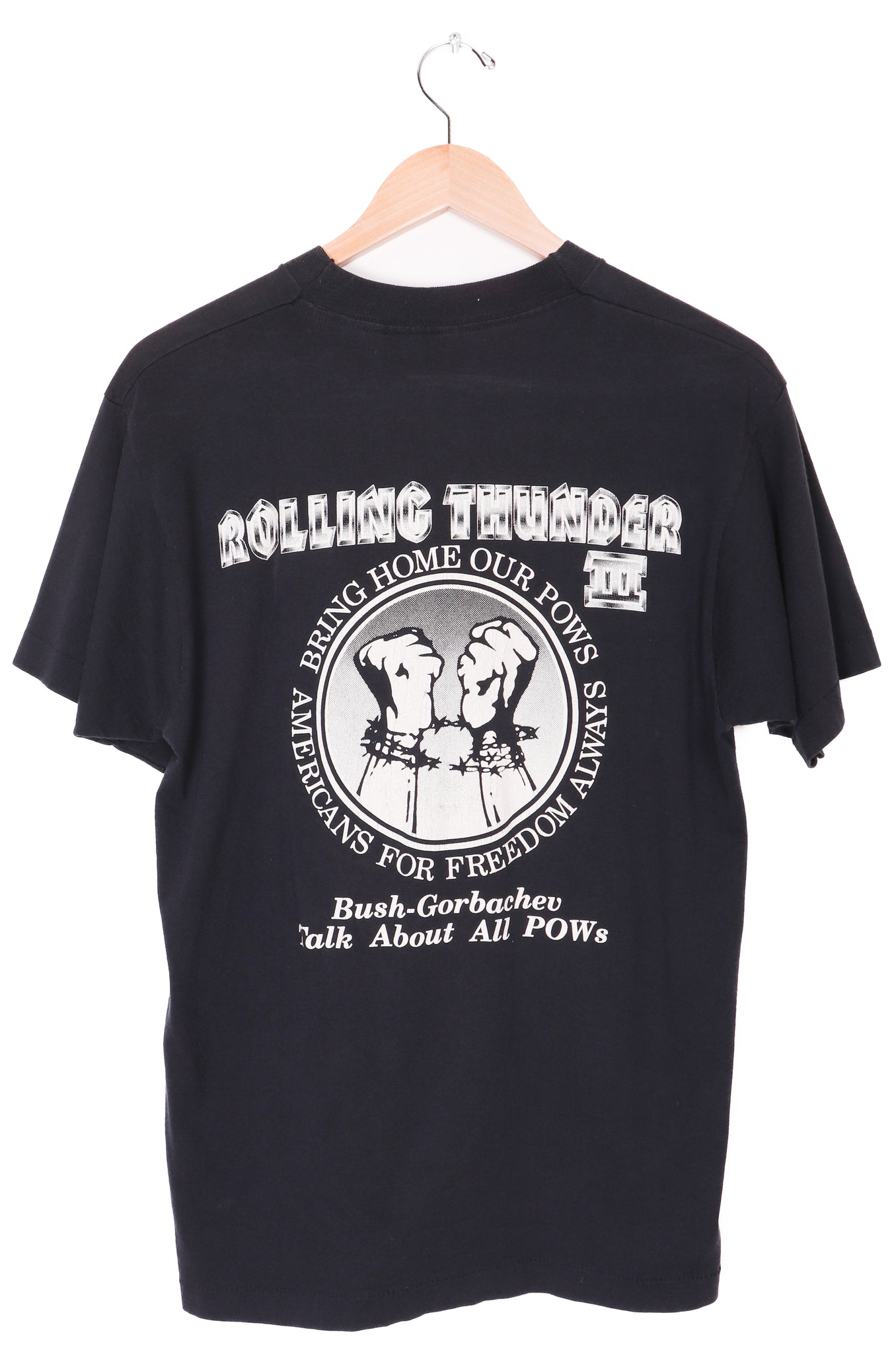 1990 Screen Stars Best Rolling Thunder III Memorial Day T-Shirt
