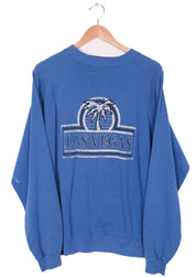 80s-90s Blue Las Vegas Crewneck