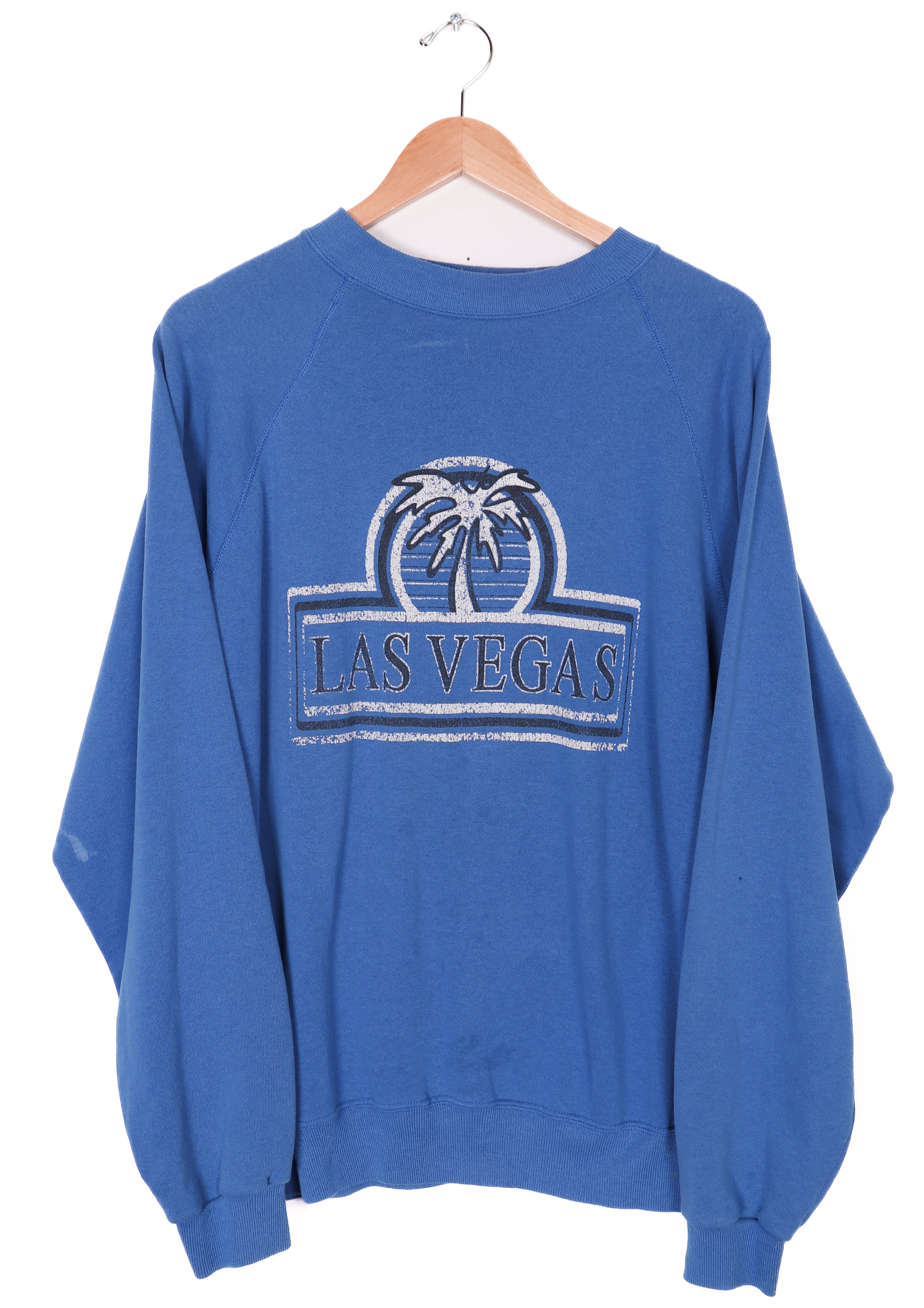 80s-90s Blue Las Vegas Crewneck