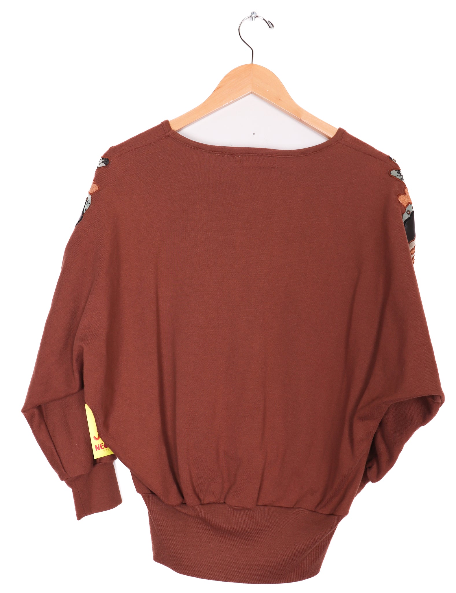 80s-90s Mariea Kim Funky Shoulders Sweater Top