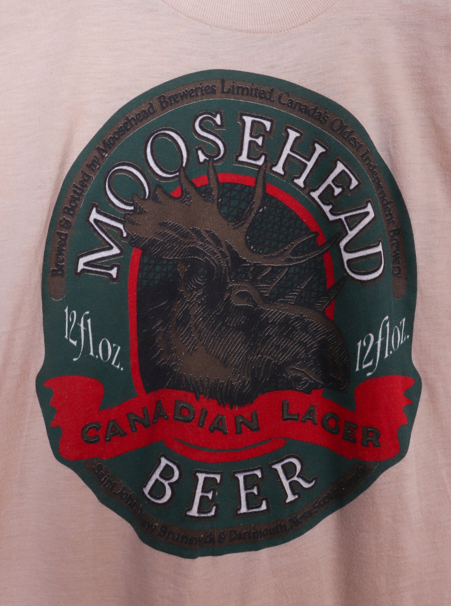 80s Canadian Moosehead Beer T-Shirt