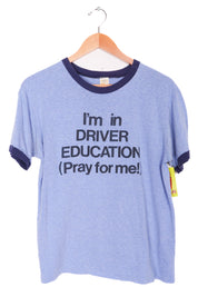 80s-90s Velva Sheen "I'm in driver education" T-Shirt