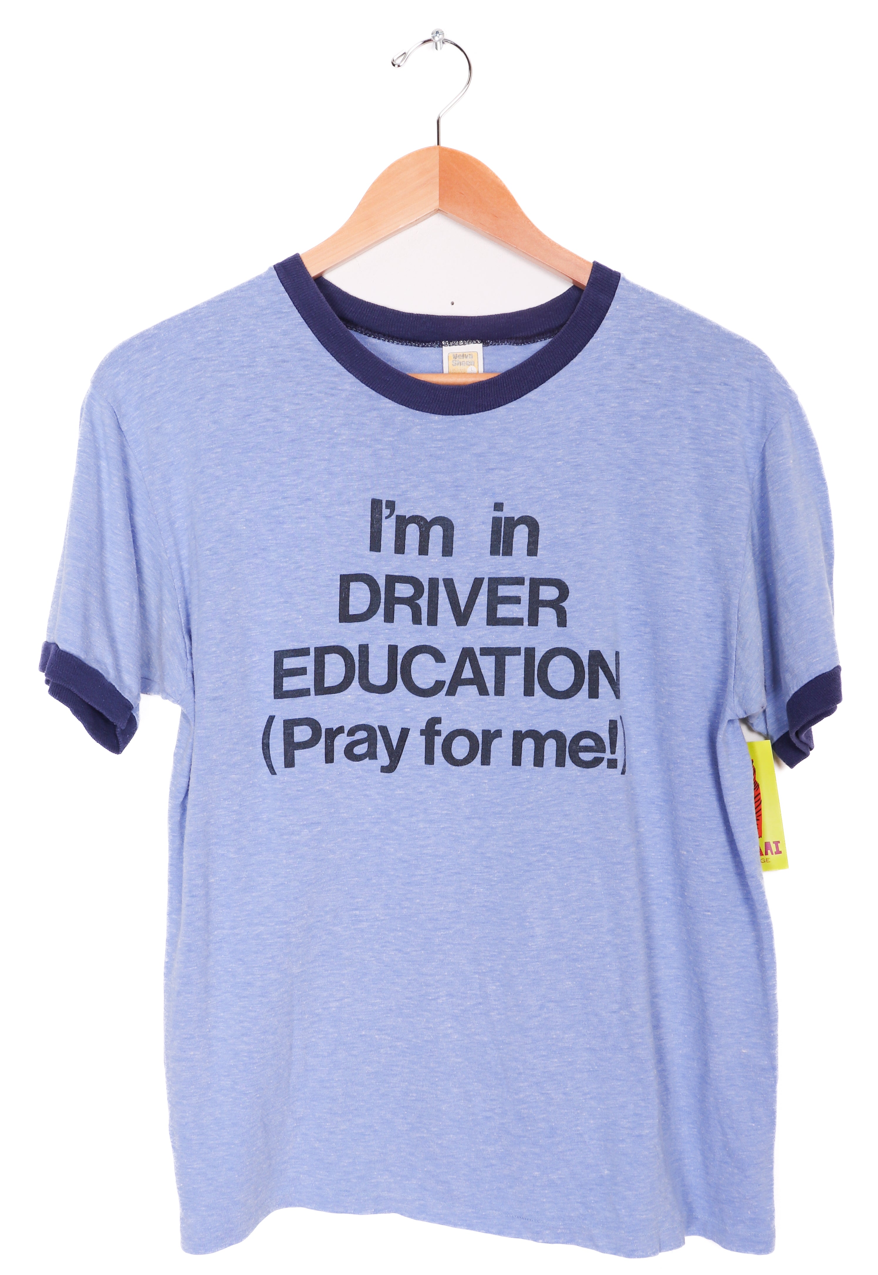 80s-90s Velva Sheen "I'm in driver education" T-Shirt