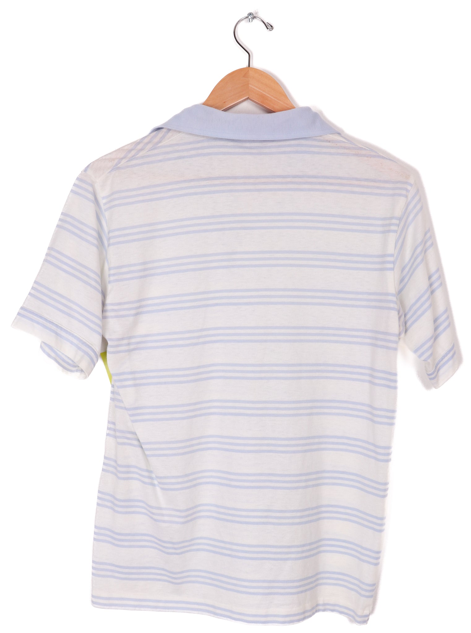 Early 90s Par Four Sportswear Blue Striped Collared Shirt