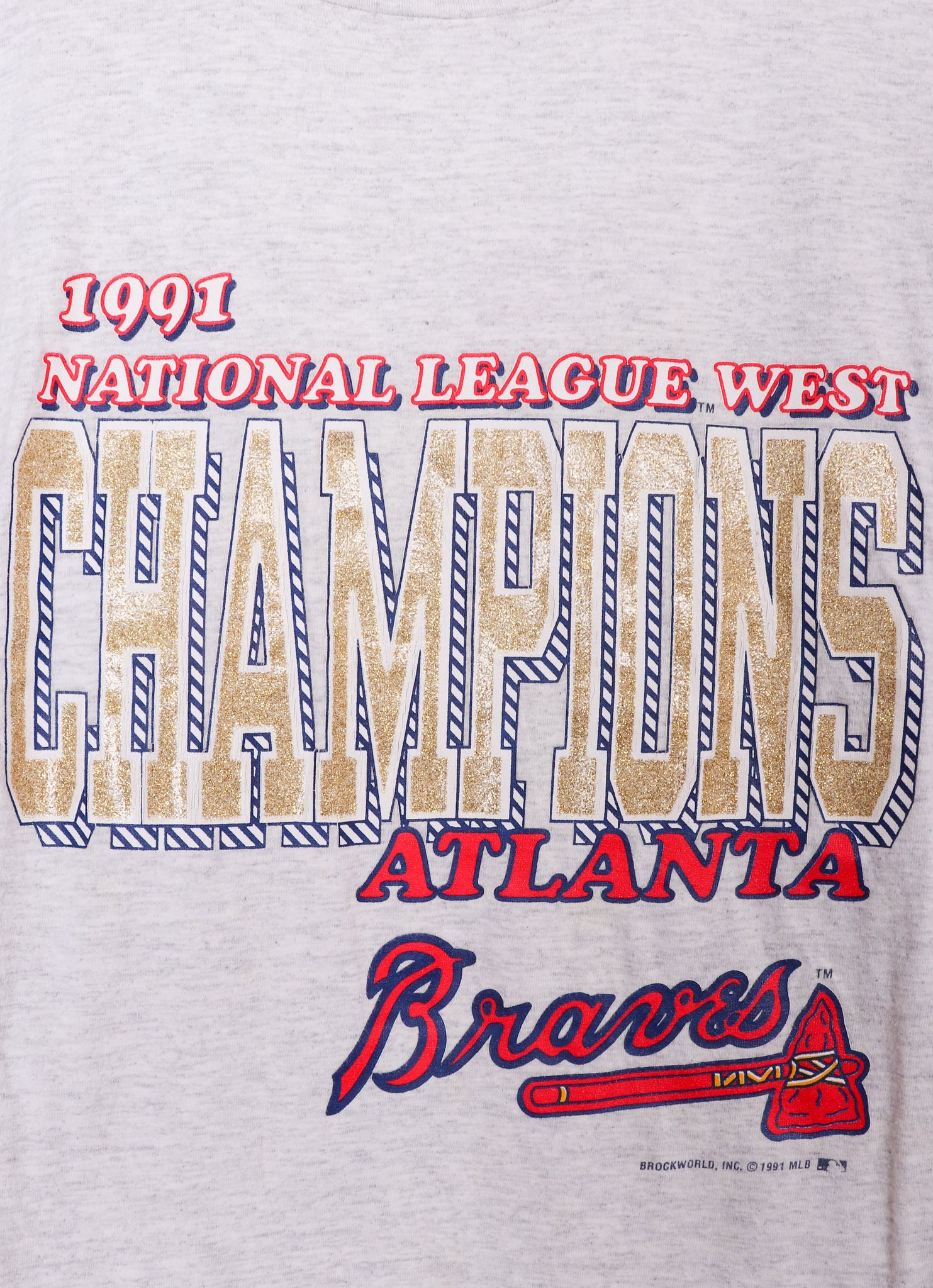 1991 MLB Atlanta National Champions T-Shirt