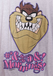 1995 Warner Bros Tasmanian Devil "Screw Mornings" T-Shirt