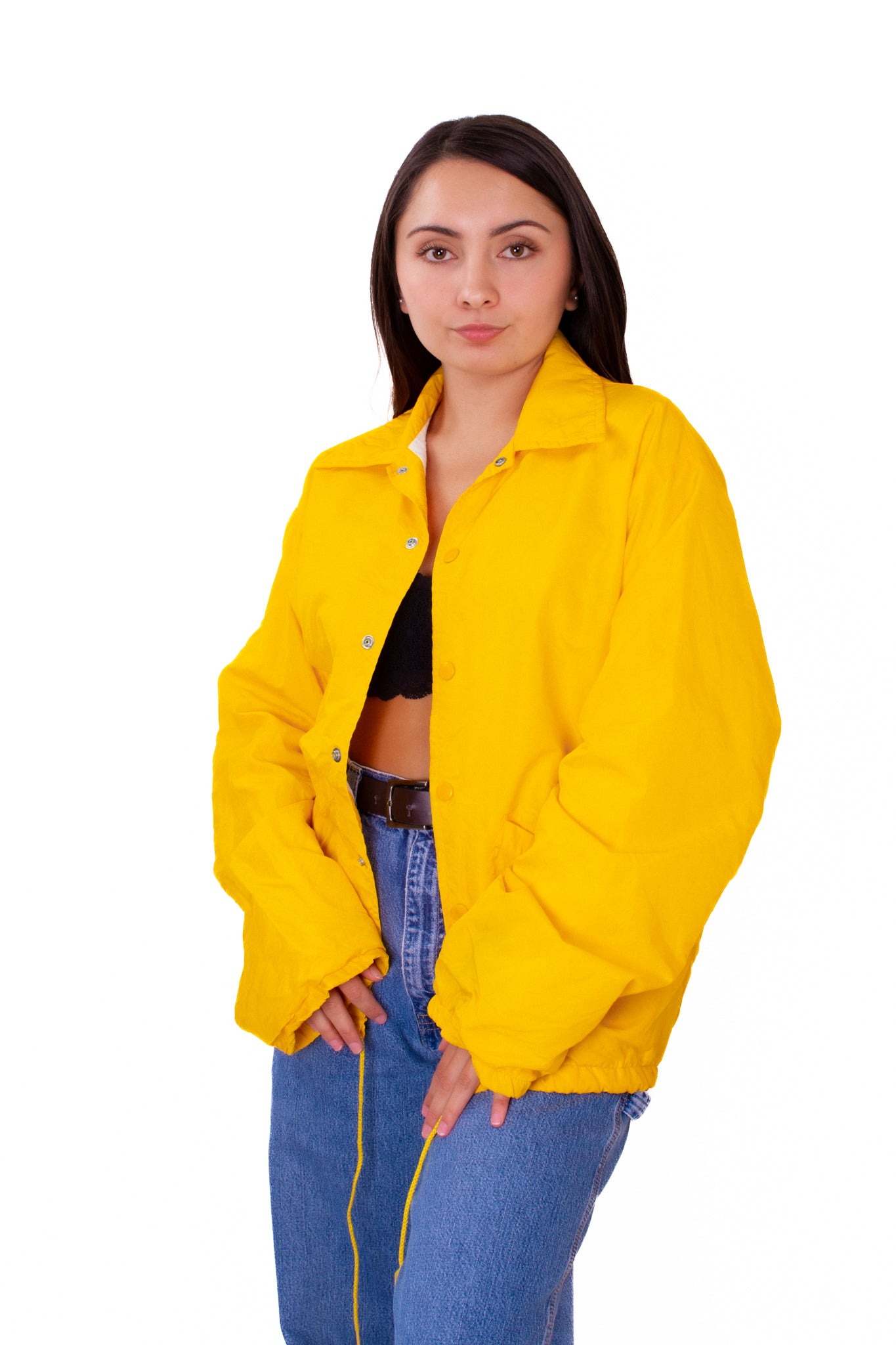 80s Swingster Yellow Button Nylon Jacket