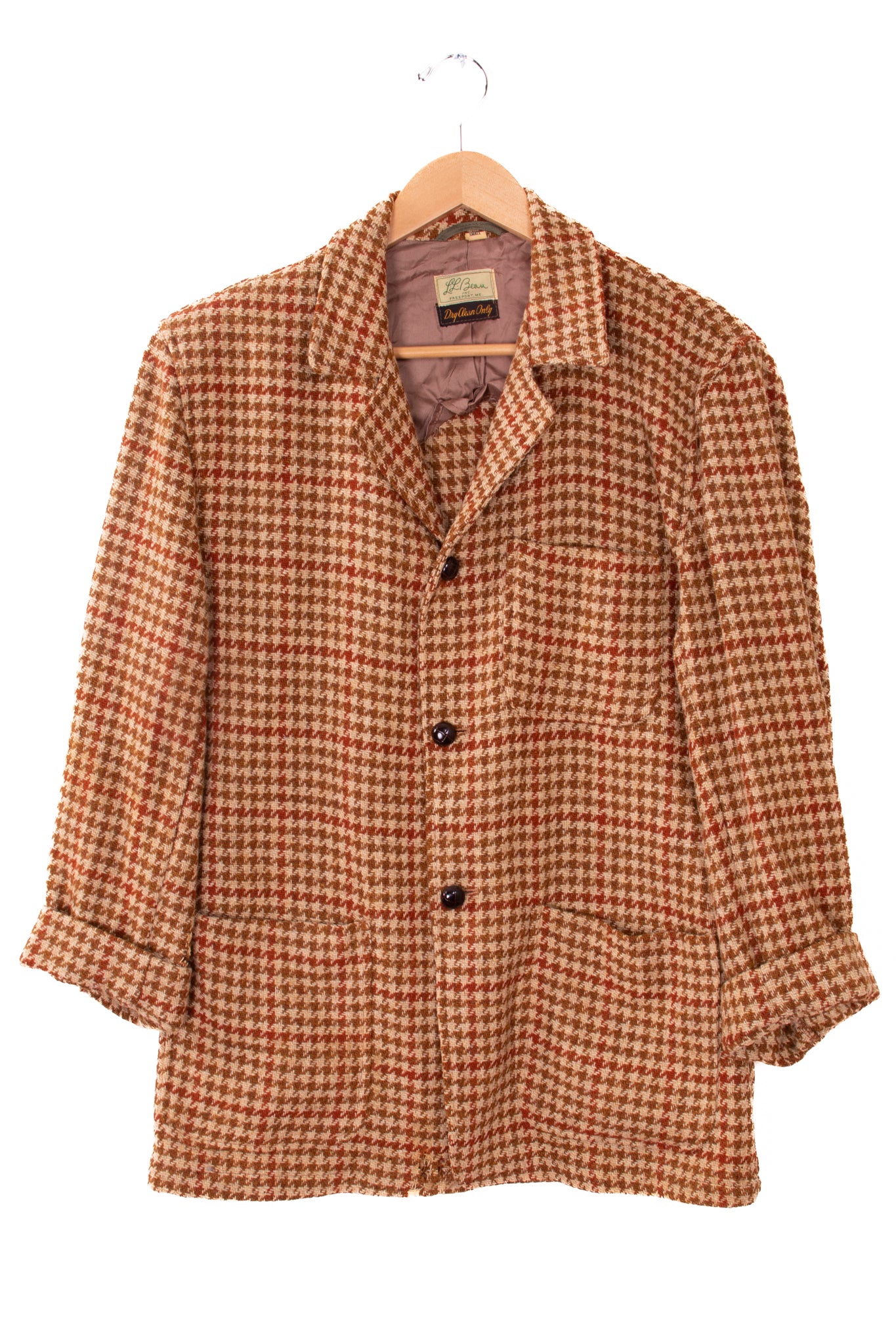50s-60s L.L. Bean Brown Wool Blazer