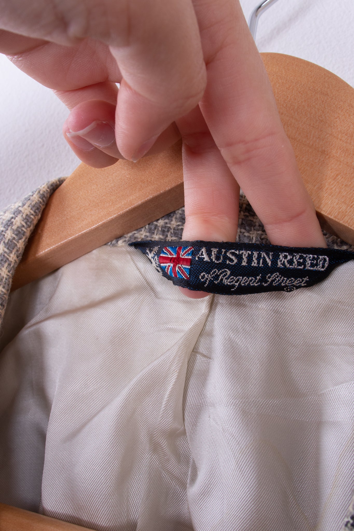Austin Reed Hand-Painted Wool Blazer