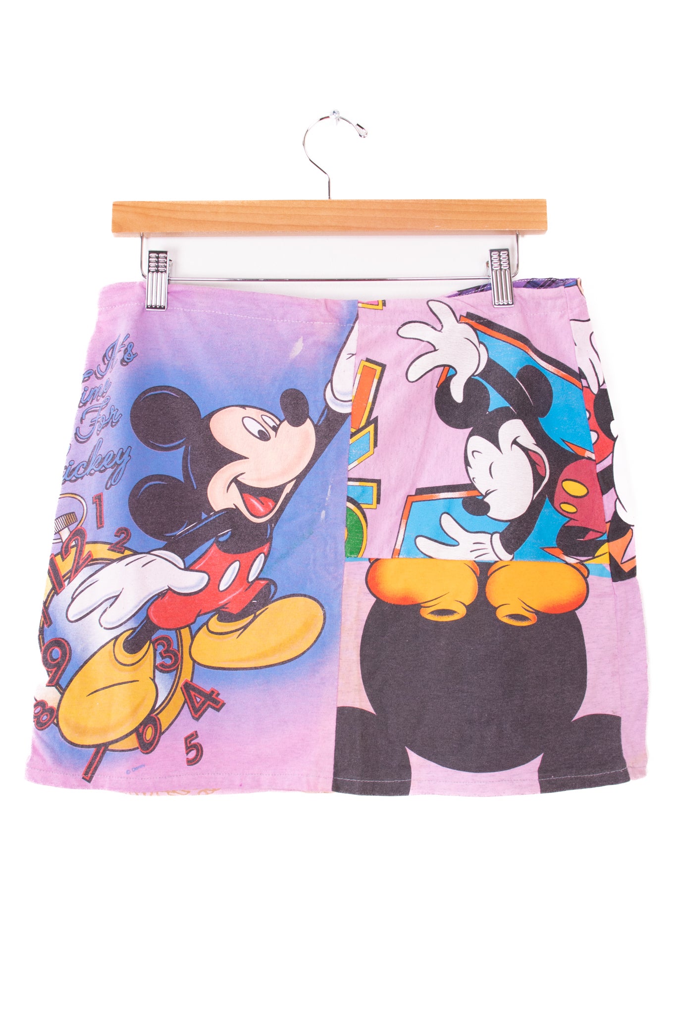Mickey Mouse Purple Reworked Skirt