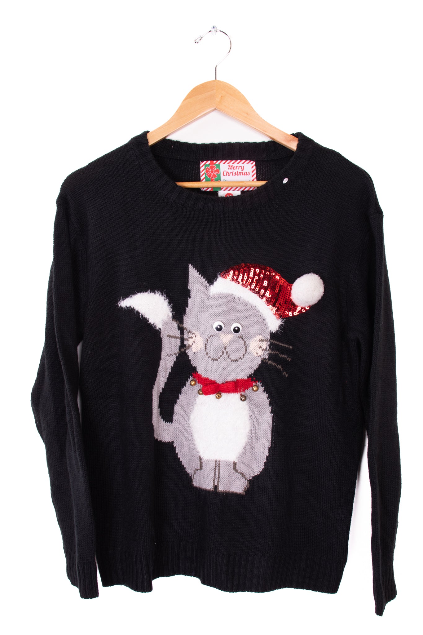 Christmas Santa Kitty Sweater