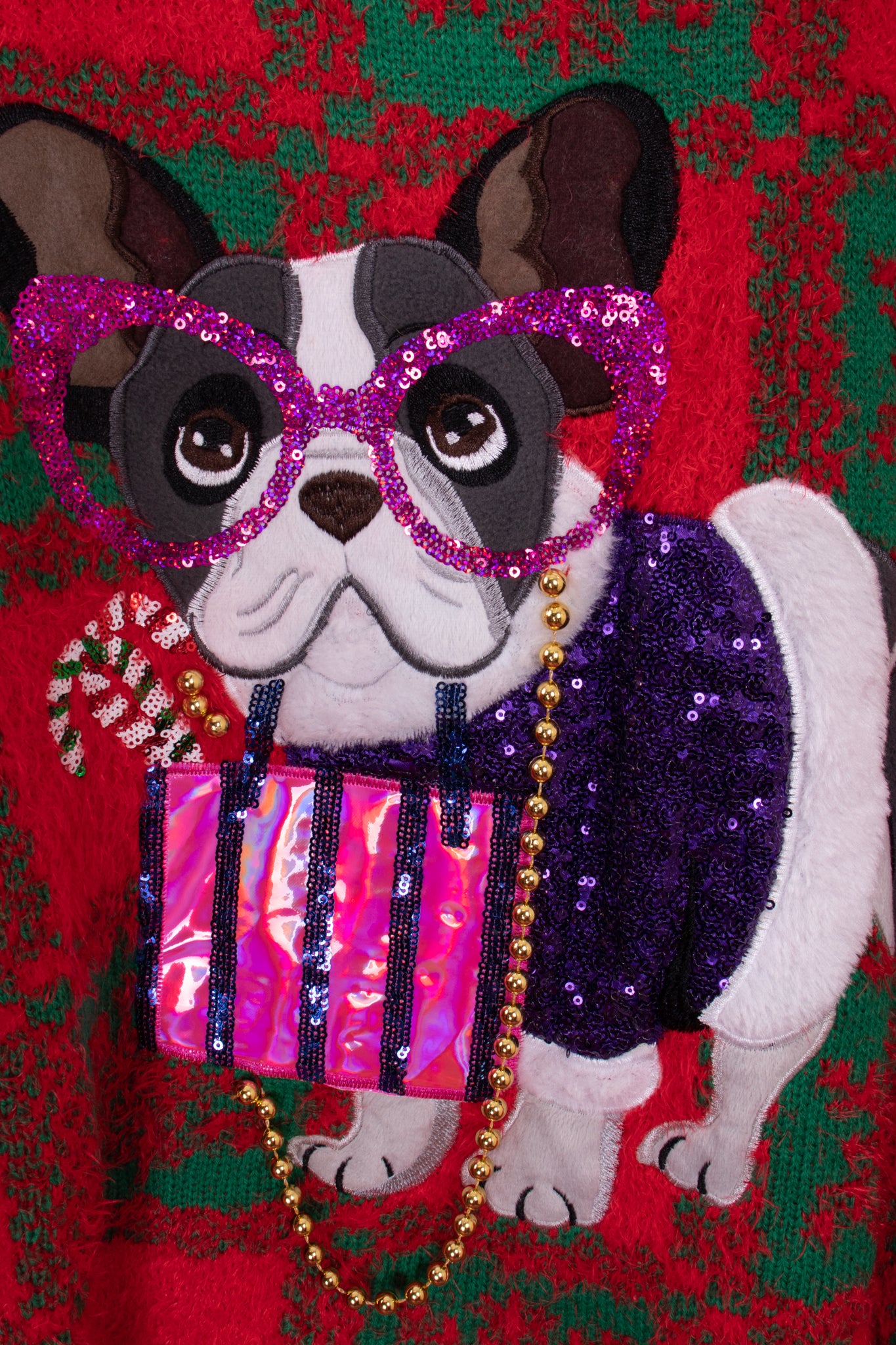 Fluffy Christmas Dog Sweater