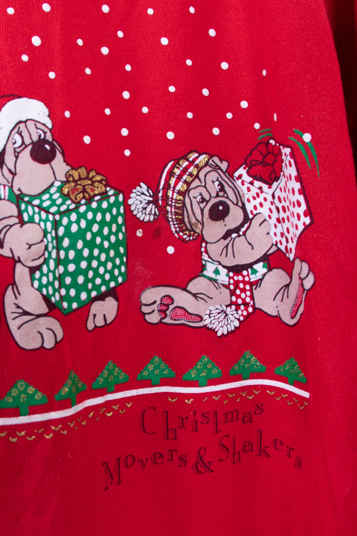1990 Christmas Puppies Crewneck
