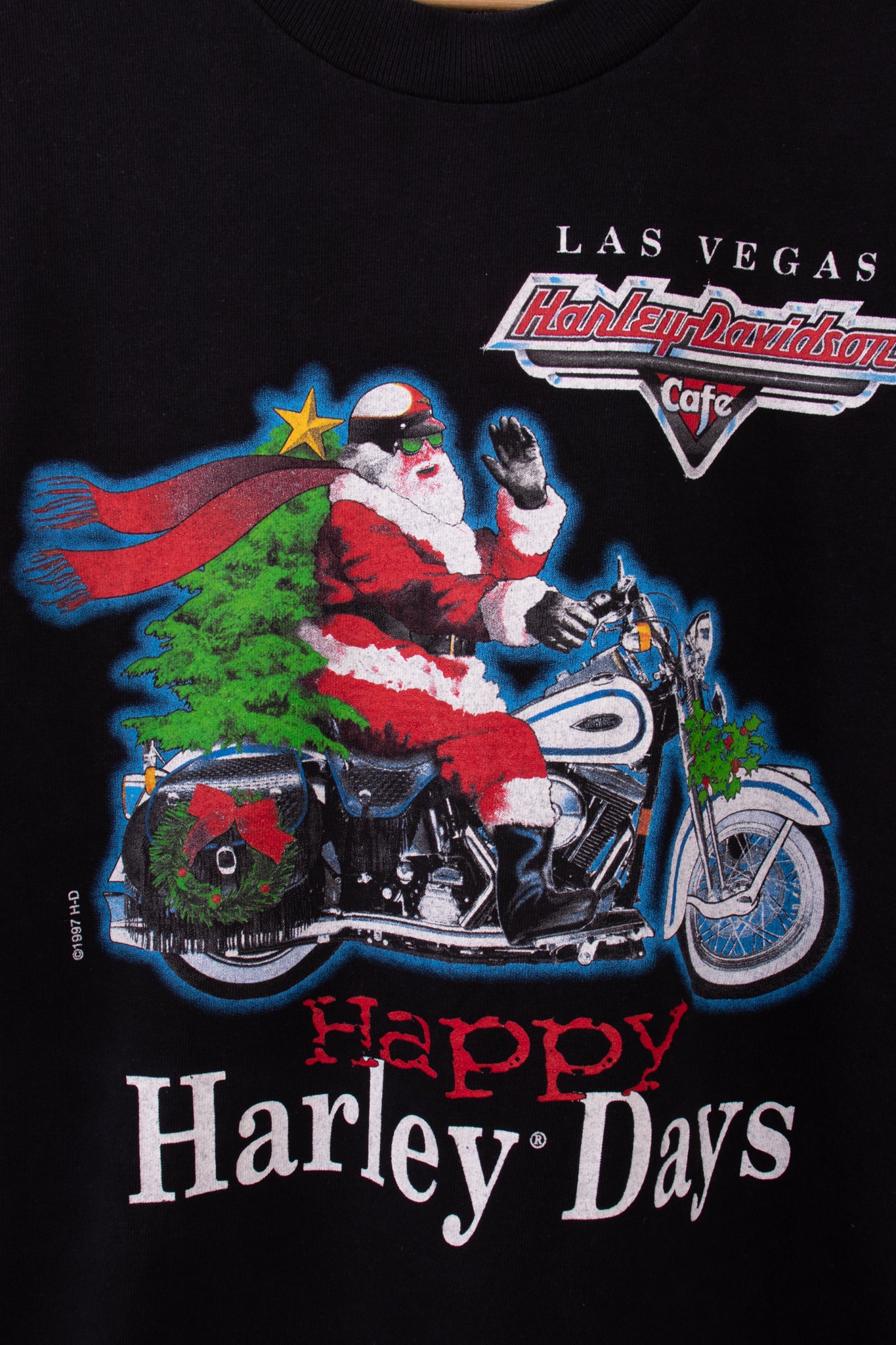 1997 Holidays Harley Davidson T-Shirt