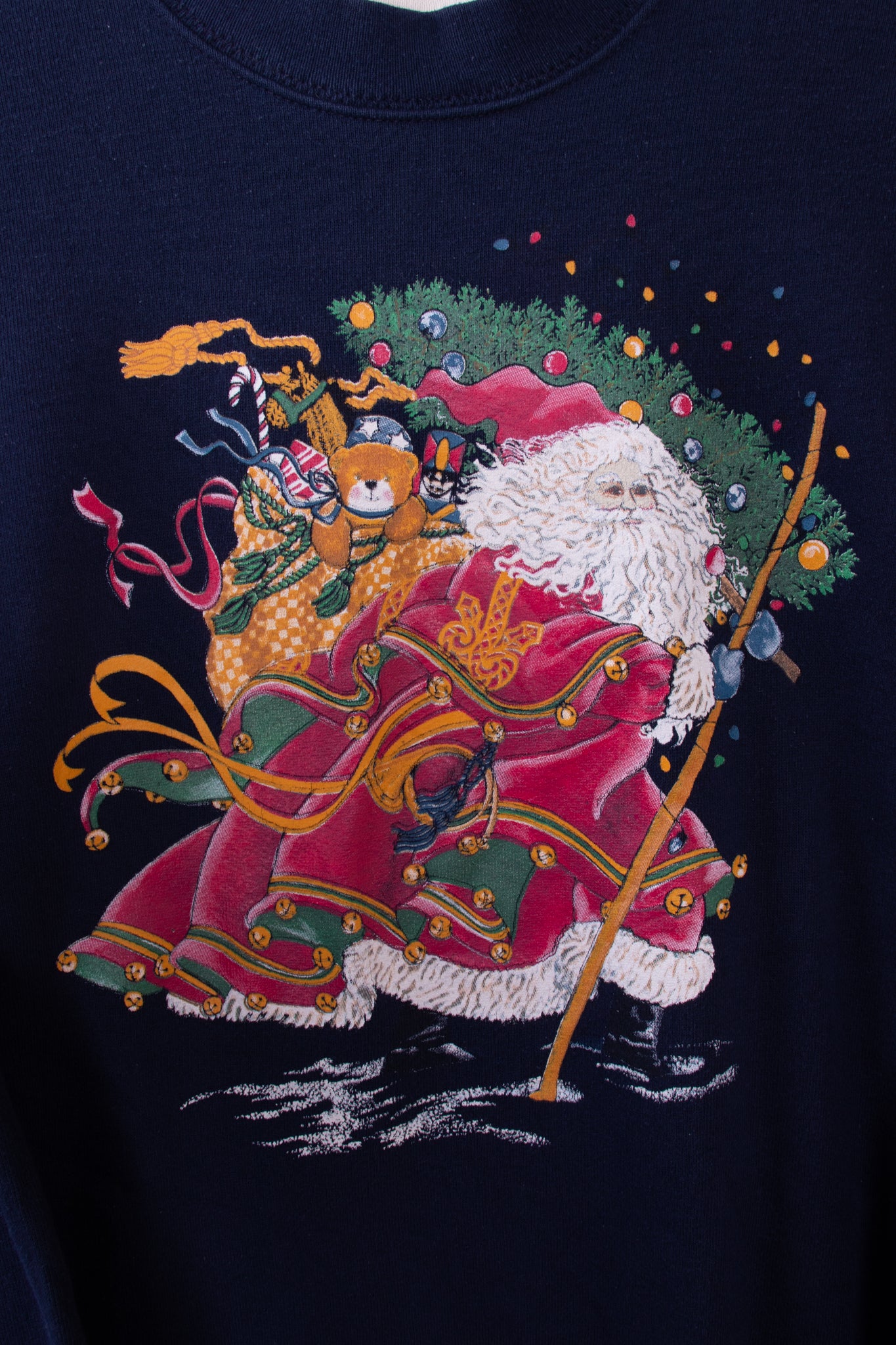 90s Gopher Sport Santa and His Gifts Crewneck