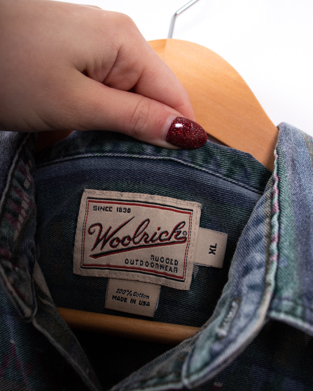 Vintage Woolrich Patterned Button down