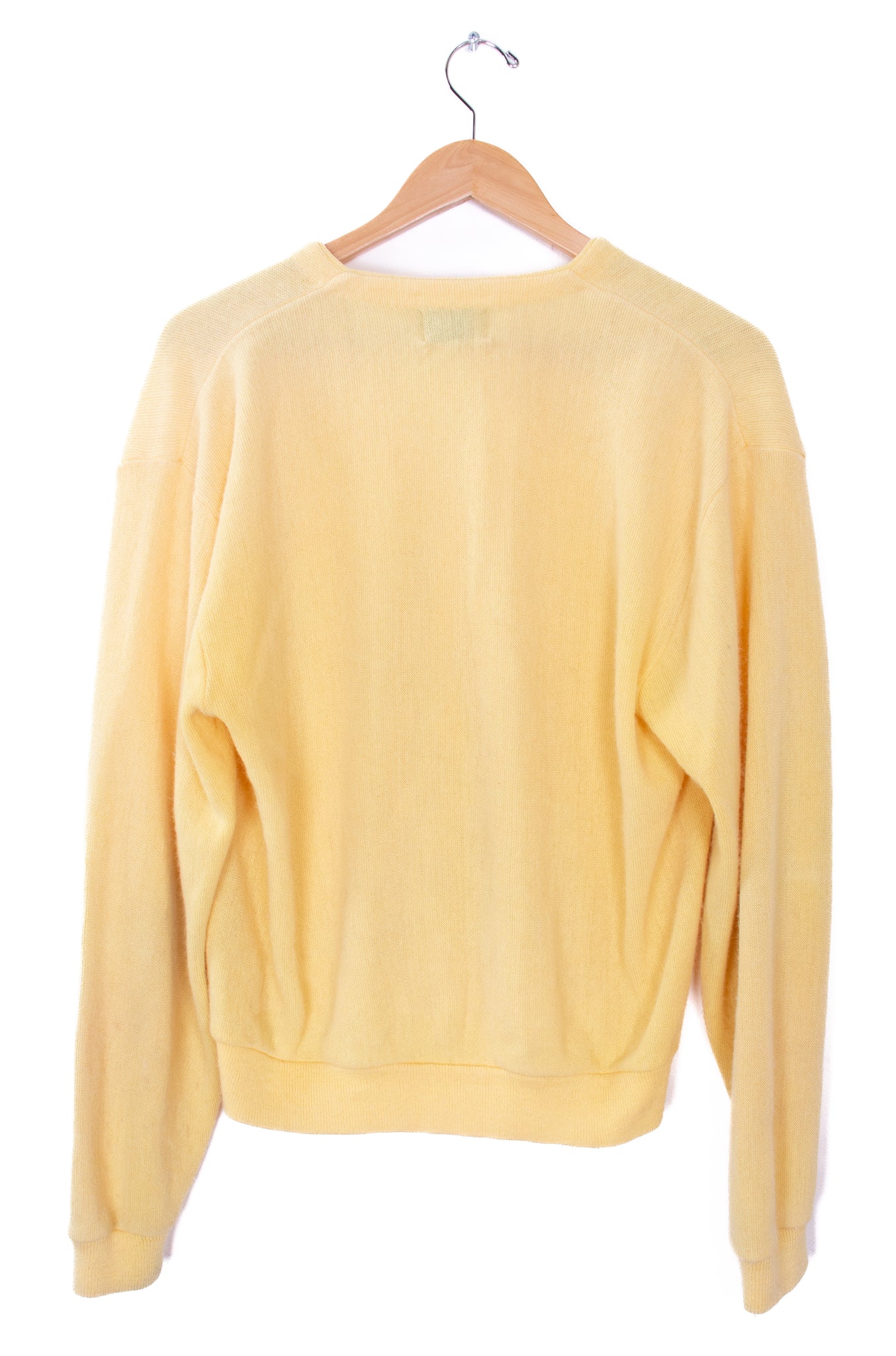 80s Pinnacle Yellow Sweater Cardigan