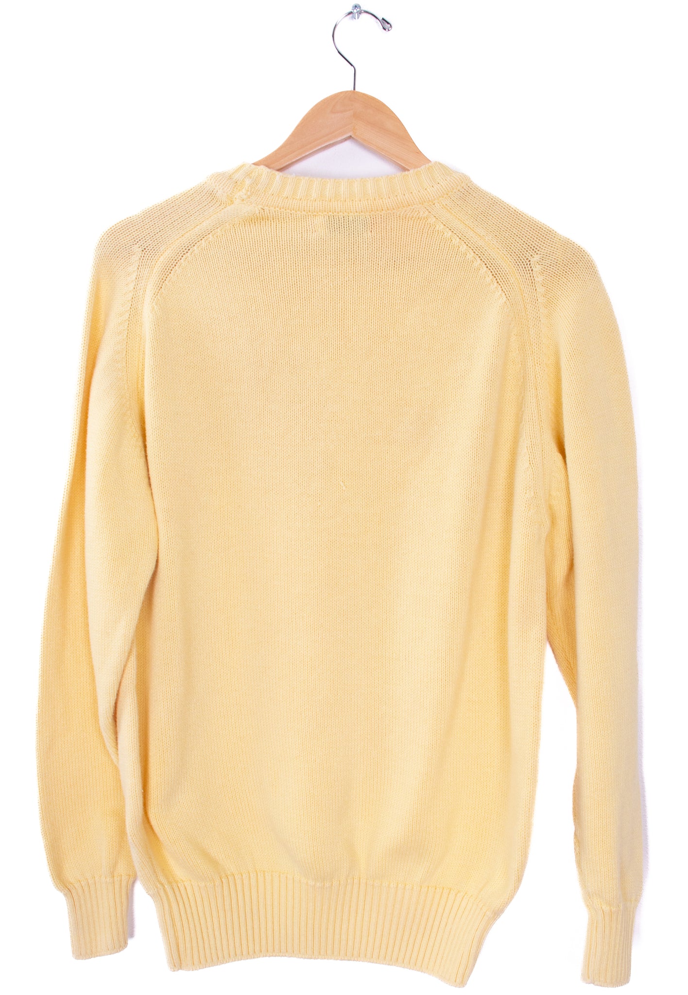 80s-90s Bass Yellow Sweater