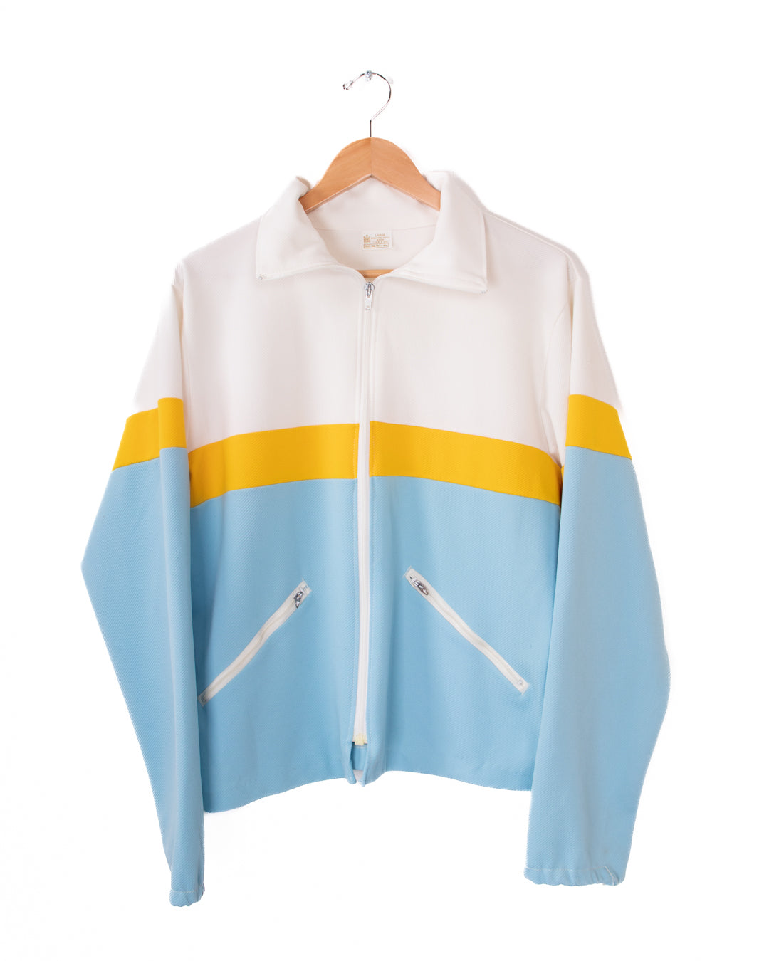 Sears Sky Blue and Yellow White Jacket