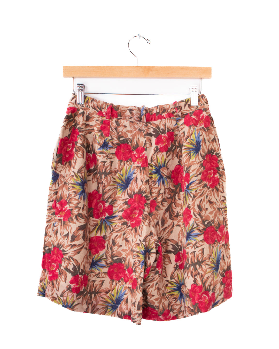 Karen Scott Brown Floral Shorts
