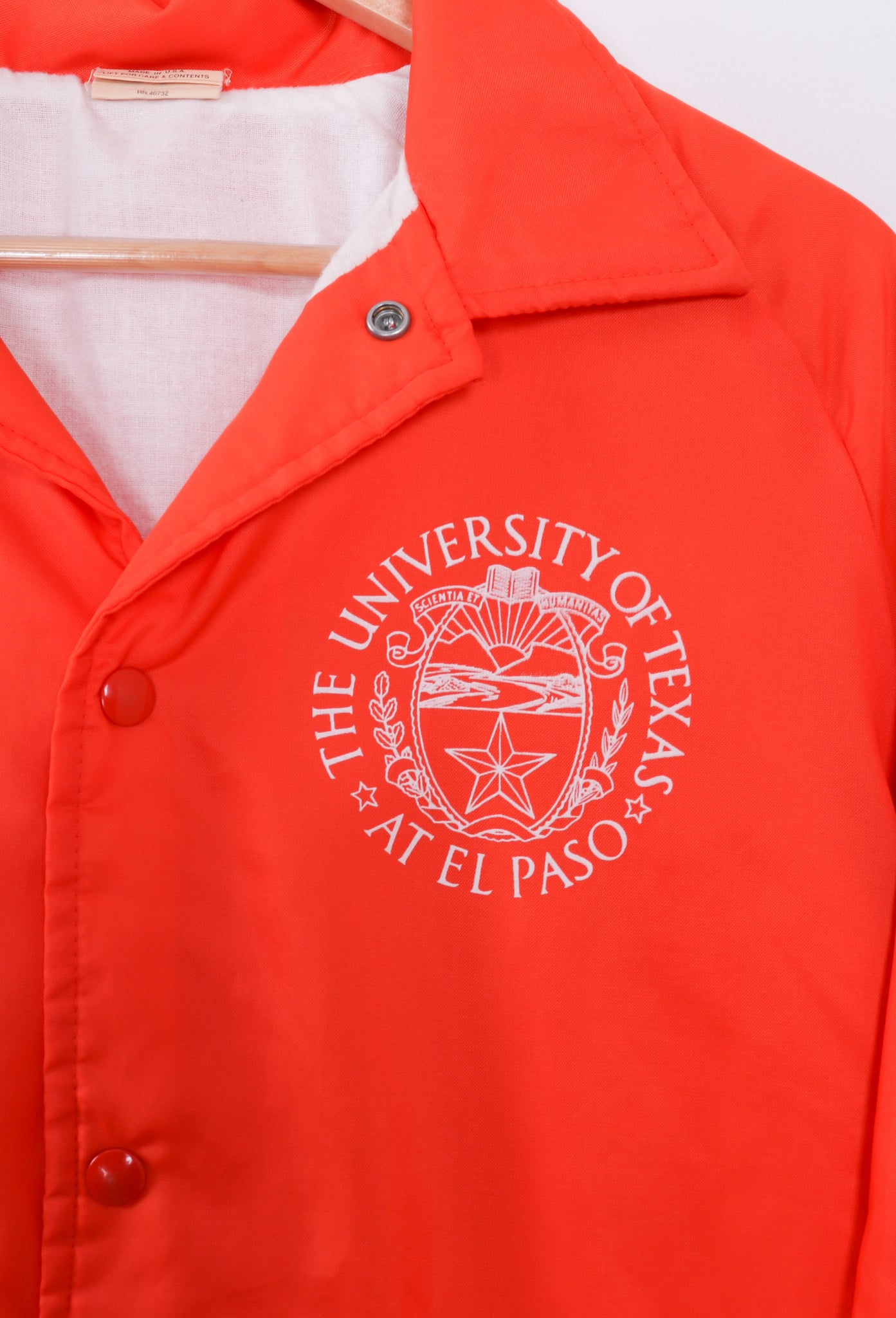 70s-80s University of Texas El Paso Bomber Jacket