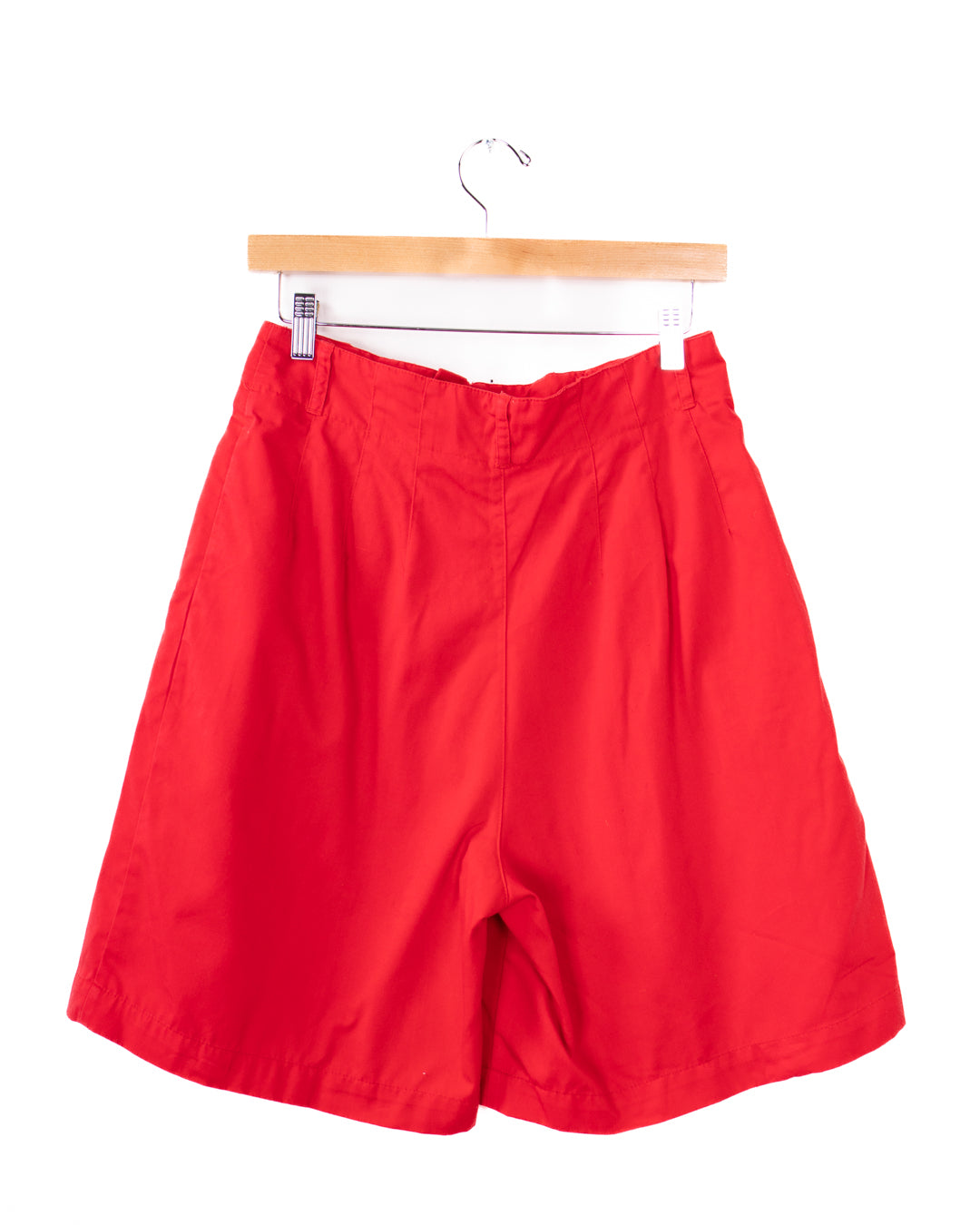 90s Kirsten Grey Red High Waisted Shorts