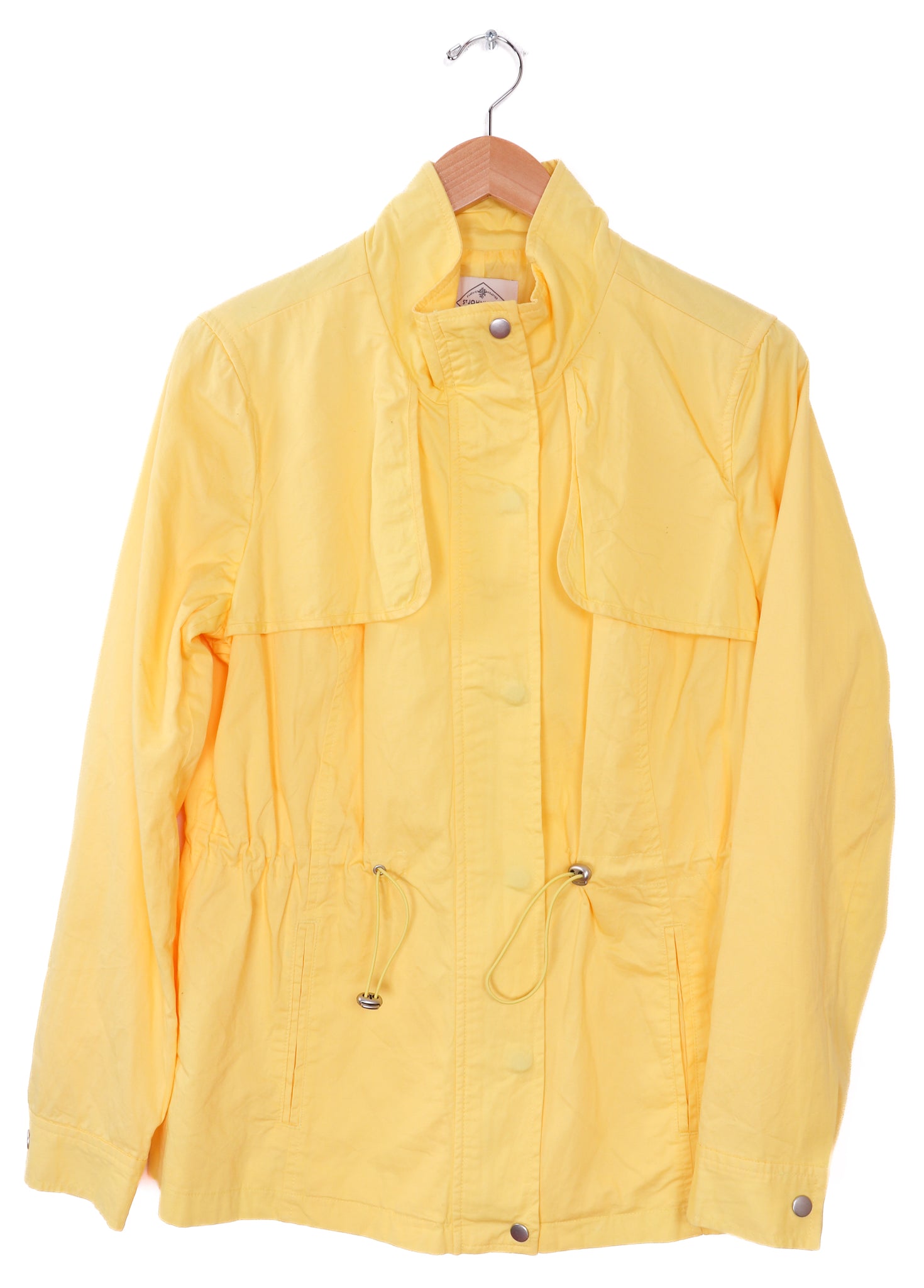 St. Johns Bay Bright and Yellow Rain Coat Style Jacket