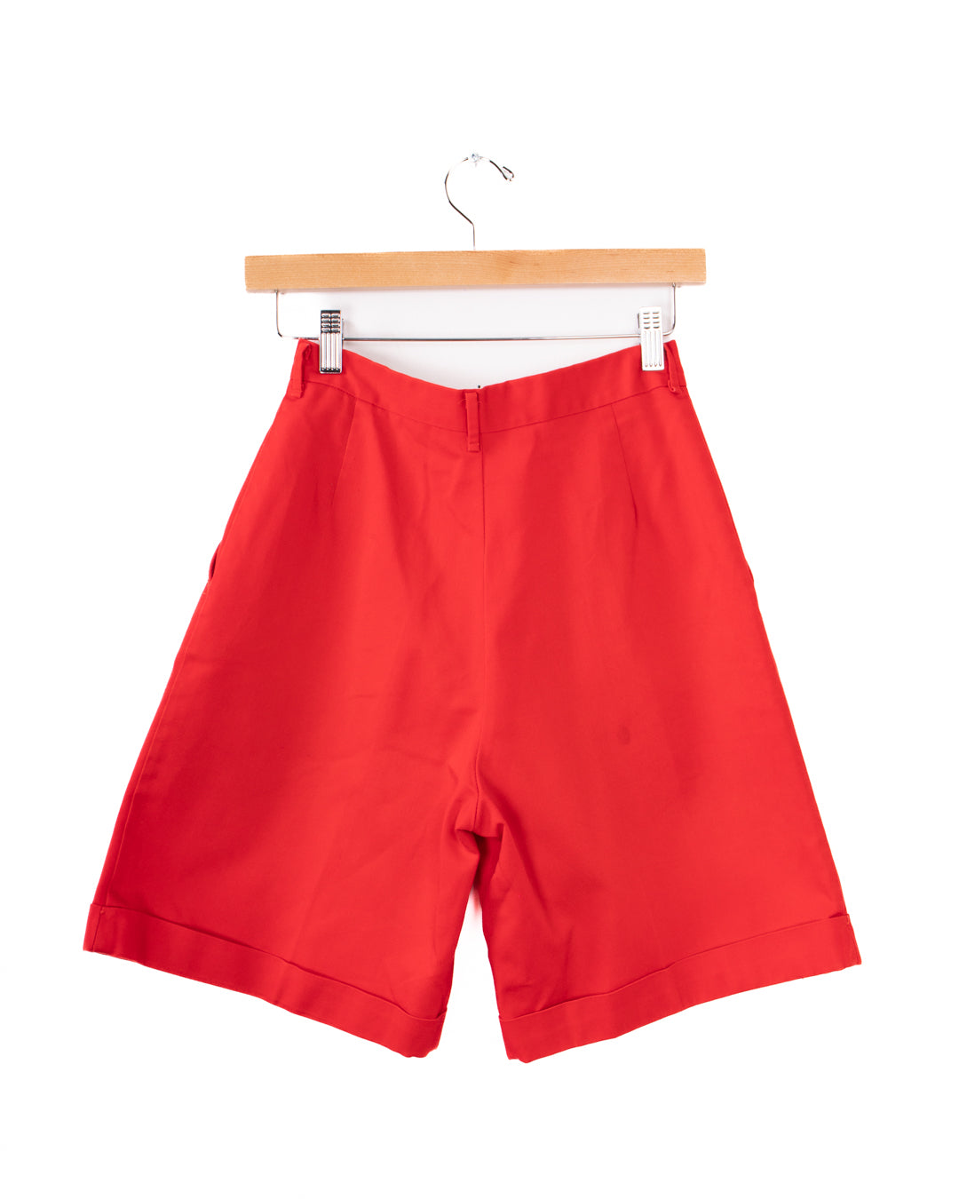 90s Spinnaker Sport Pleated Red Shorts