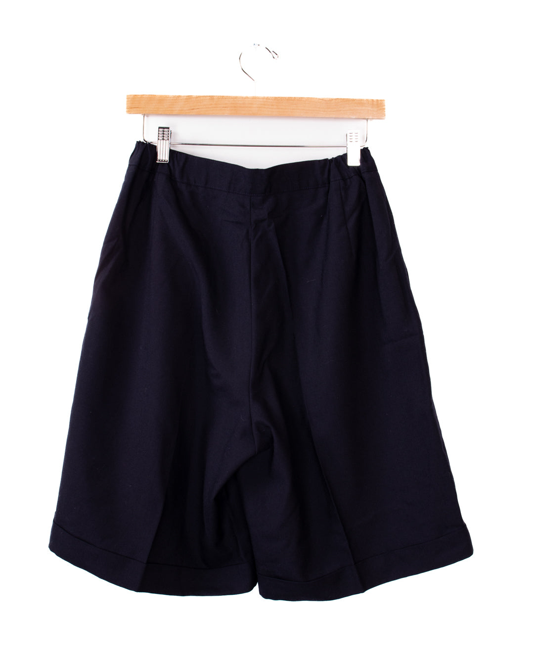 Continental Airlines Employee Black Pleated Shorts