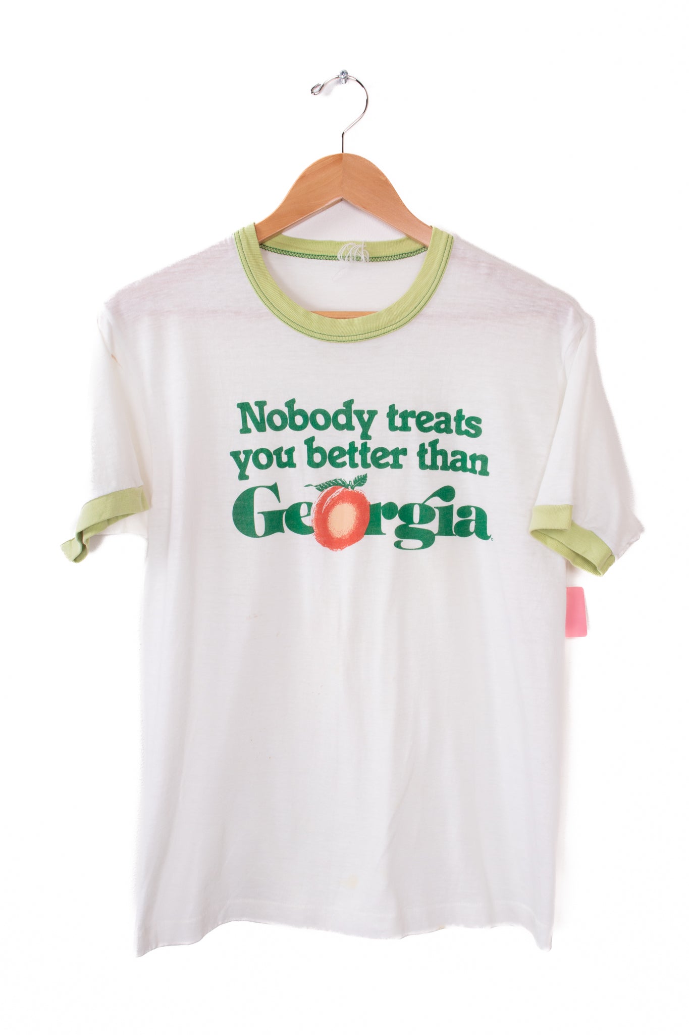 70s-80s "Nobody Treats You Better Than Georgia" (Lighter Green) T-Shirt