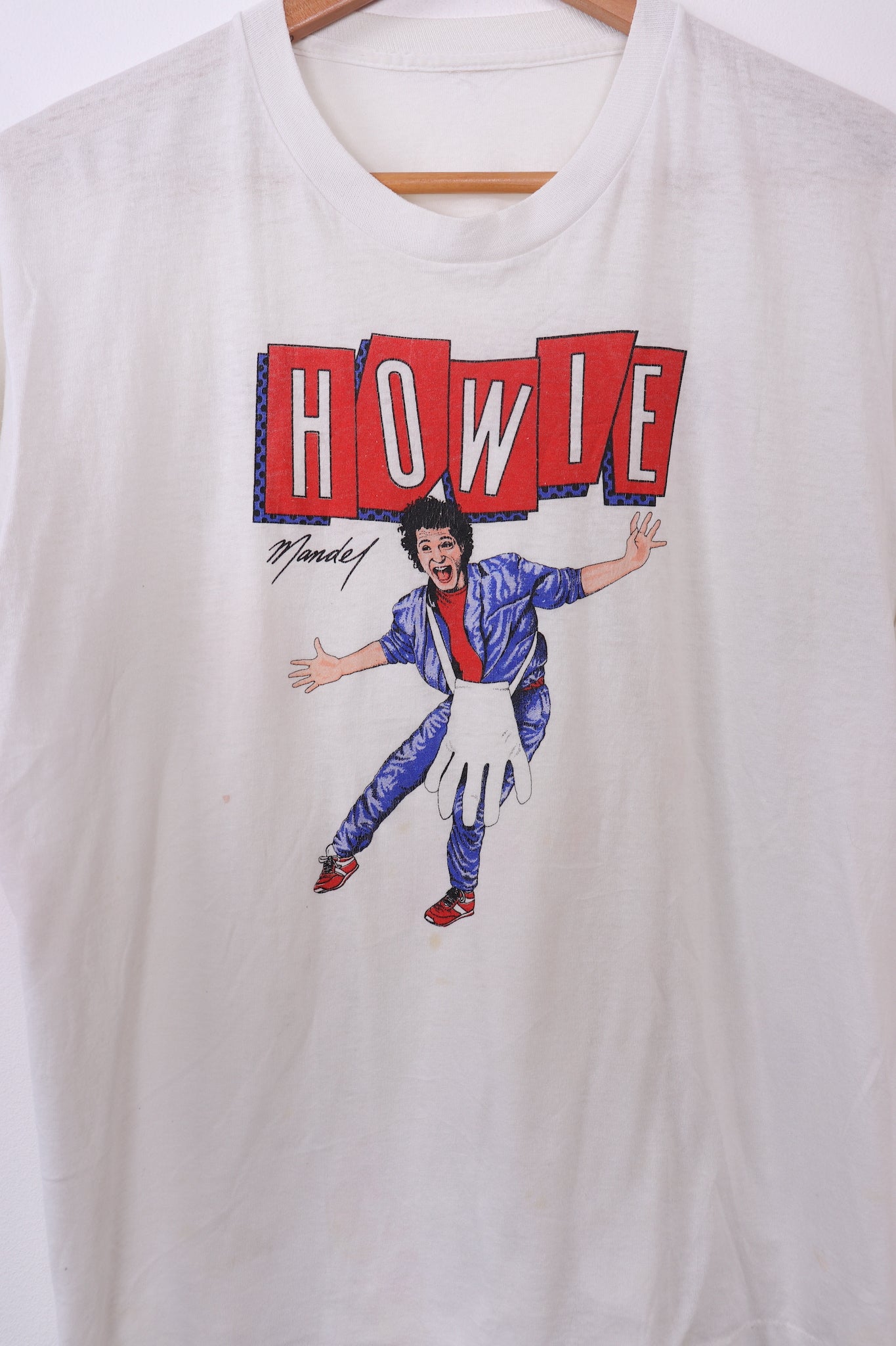 Vintage 80s Howie Mandel Velcro of Love Tour T-Shirt